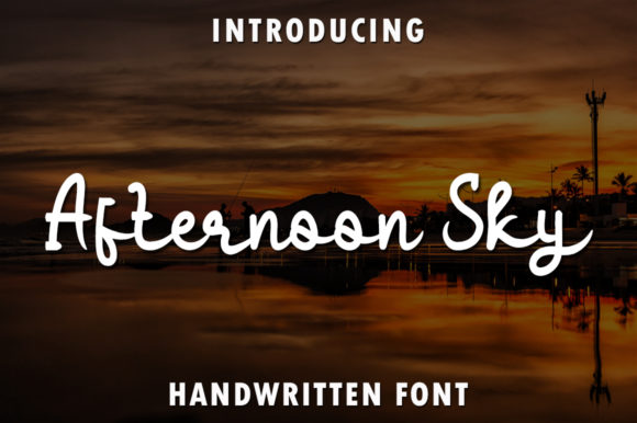 Afternoon Sky: A Friendly Handwritten Font for Brands