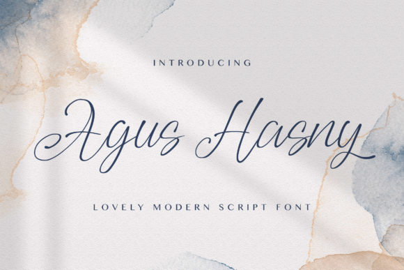 Agus Hasny: A Premium Handwritten Font for Brands
