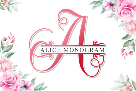 Alice Monogram: A Sweet Decorative Font for Brands