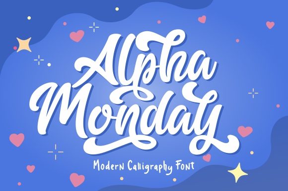 Alpha Monday: A Fresh Handwritten Font for Web Design