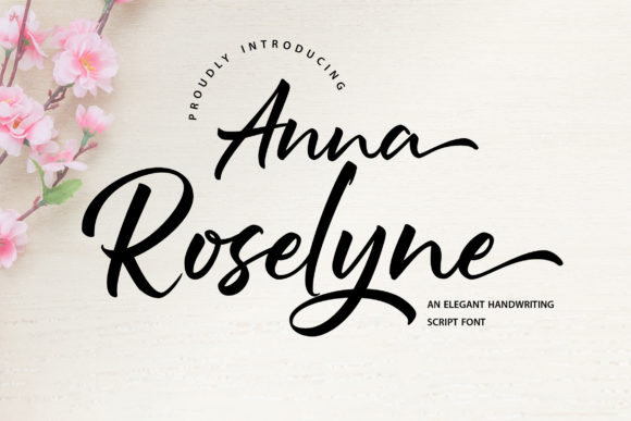 Anna Rosselyn: A Sweet Script Handwritten Font