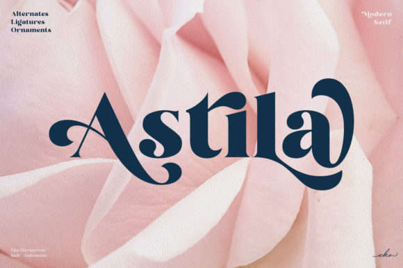 Astila: A Bold Serif Font for Business Branding