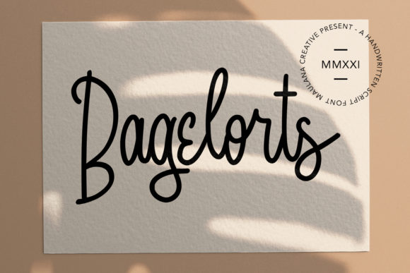 Bagelorts: A Sweet Organic Handwritten Font for Makers
