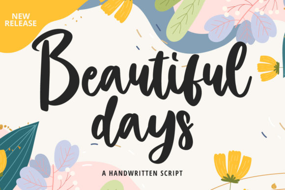 Beautiful Days: The Elegant Script Font for Your Brand