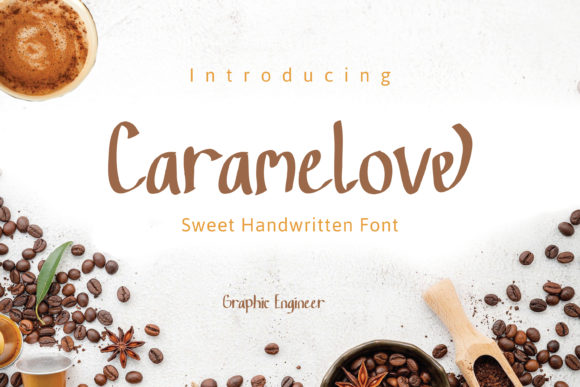 Caramelove: A Sweet Script Handwritten Font for Web Design