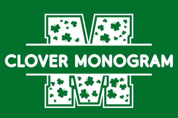 Clover Monogram: A Timeless Decorative Font for Branding