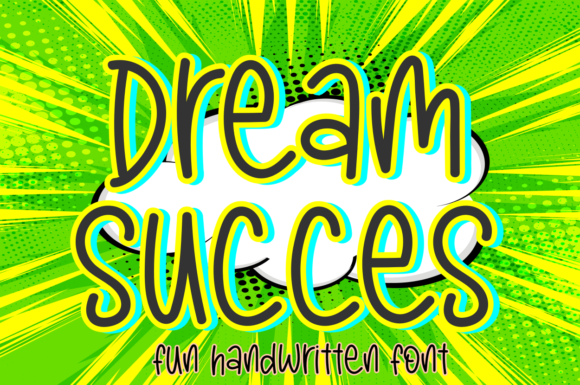 Dream Succes: A Handwritten Font for Makers