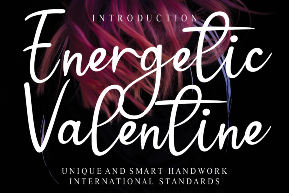 Energetic Valentine: A Handwritten Font for Editorial Design