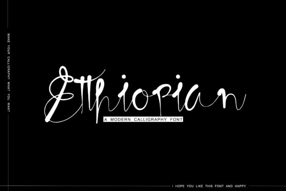 Etthiopian: The Modern Script Font for Campaigns