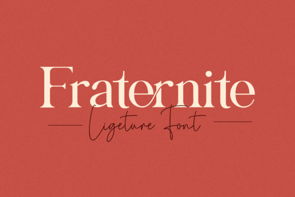 Fraternite: A Modern Serif Font for Polished Branding