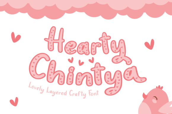 Hearty Chintya: A Timeless Decorative Font for Brands