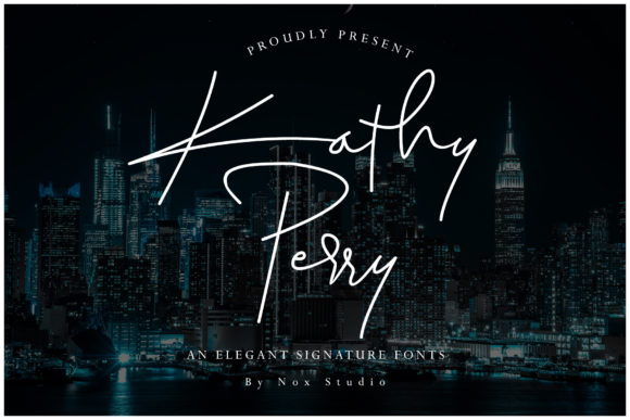 Kathy Perry: A Timeless Script Handwritten Font