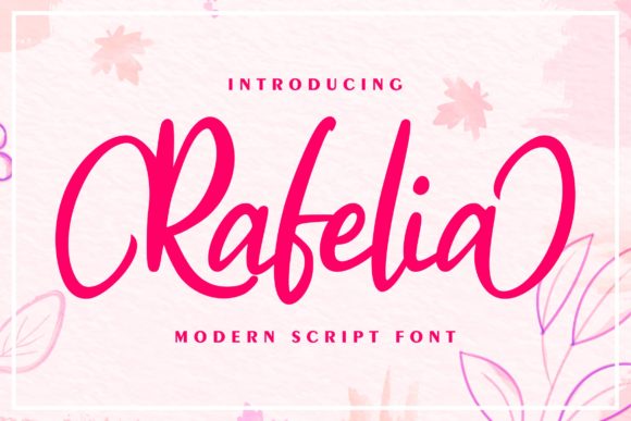 Rafelia: A Jolly Handwritten Font for Branding