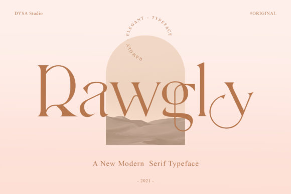 Rawgly: A Modern Serif Font for Elegant Branding
