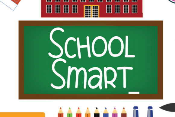 School Smart: A Quirky Handwritten Font for Makers