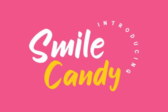 Smile Candy: A Bold Handwritten Font for Brands
