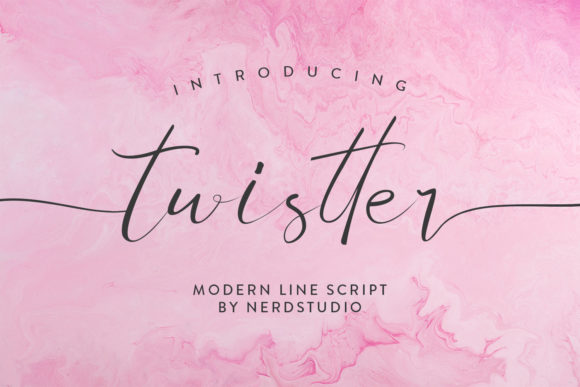 Twistter: A Premium Script Handwritten Font for Campaigns