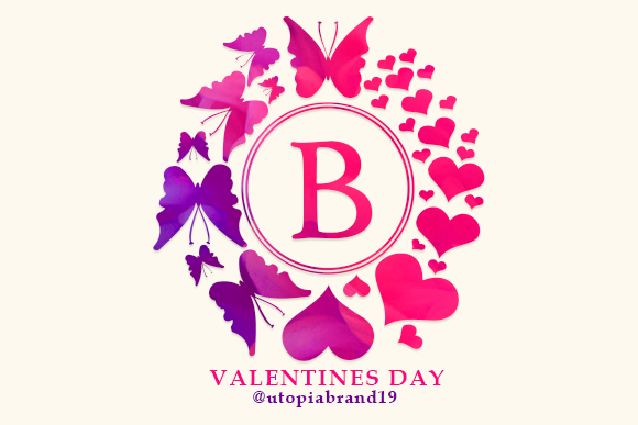 Valentines Day Monogram: A Refined Decorative Font