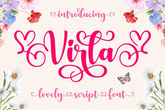 Virla: A Sweet Handwritten Font for Business Branding