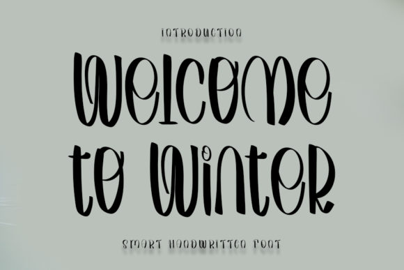 Welcome to Winter: A Romantic Script Font for Branding