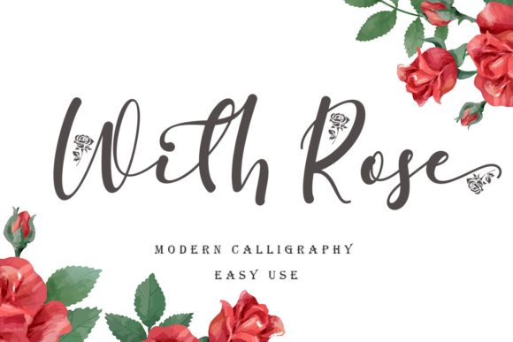 With Rose: A Sweet Script Handwritten Font for Campaigns